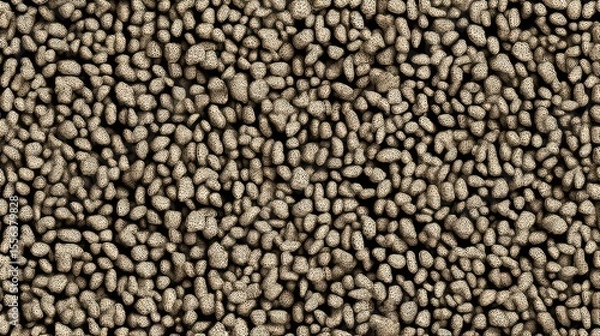 Obraz Tileable grain texture pattern with consistent grain distribution; ideal for creating repeating backgrounds in graphic design