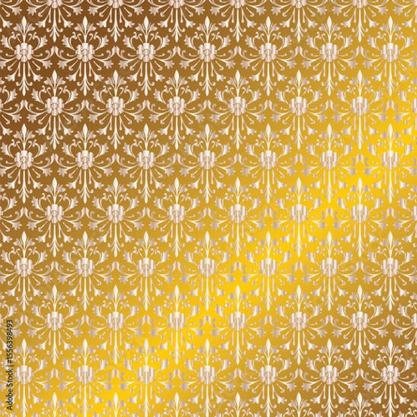 Obraz seamless pattern with yellow flowers