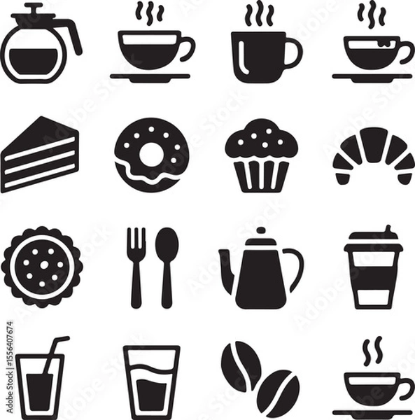 Fototapeta Birthday Cake with Candles Silhouette

Layered Cake Slice Vector Icon

Simple Cake Outline with Cherry Top

Celebration Cake Silhouette Design

Minimal Dessert Cake Vector Art