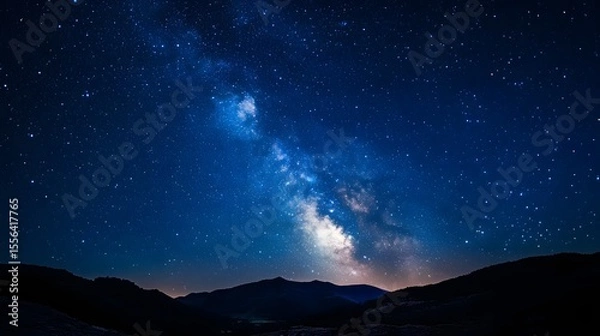 Obraz night sky with stars