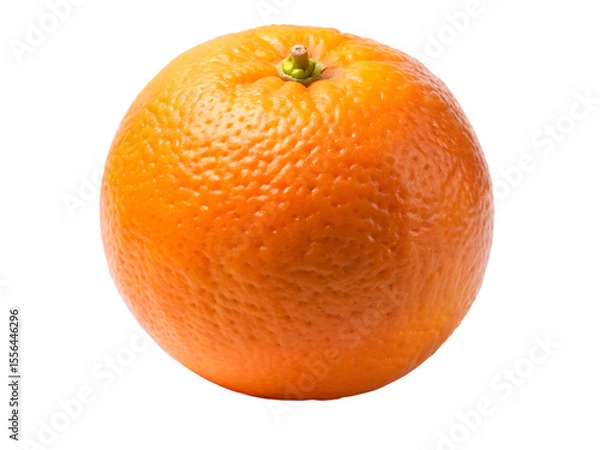 Obraz Vibrant citrus fruit with textured peel isolated on a transparent background orange food,PNG