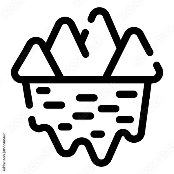 Obraz iceberg icon