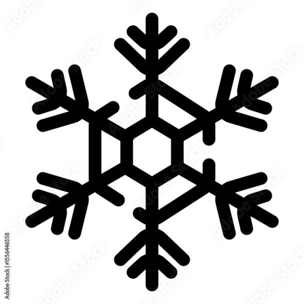 Obraz snowflake icon