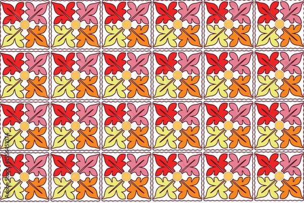 Fototapeta seamless geometric pattern with stars