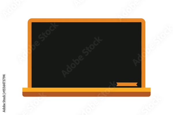 Obraz Classroom blackboard vector art illustration