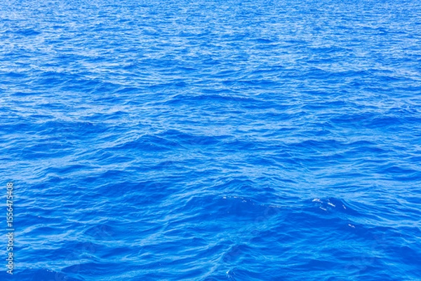 Fototapeta An abstract background texture of seawater in the open ocean