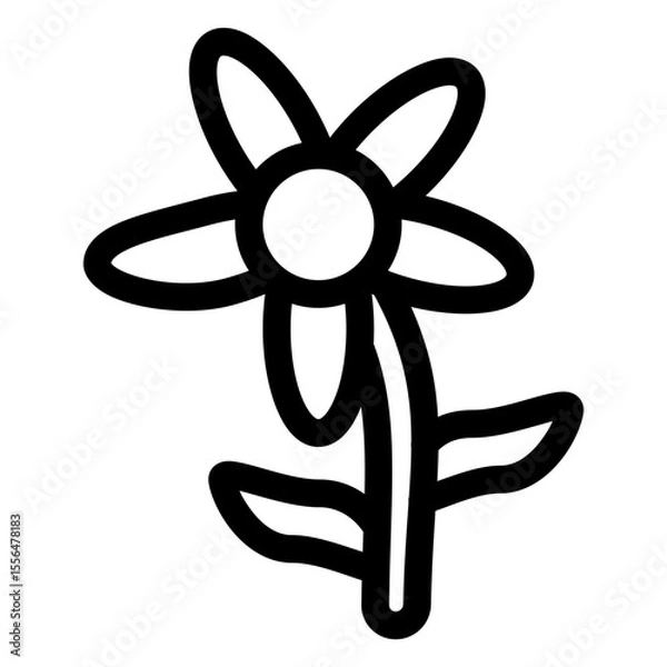 Obraz flower icon