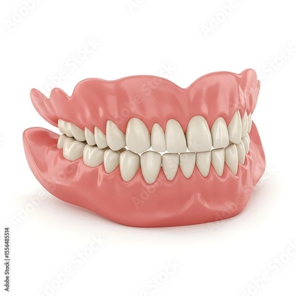 Fototapeta 3d design of a human denture