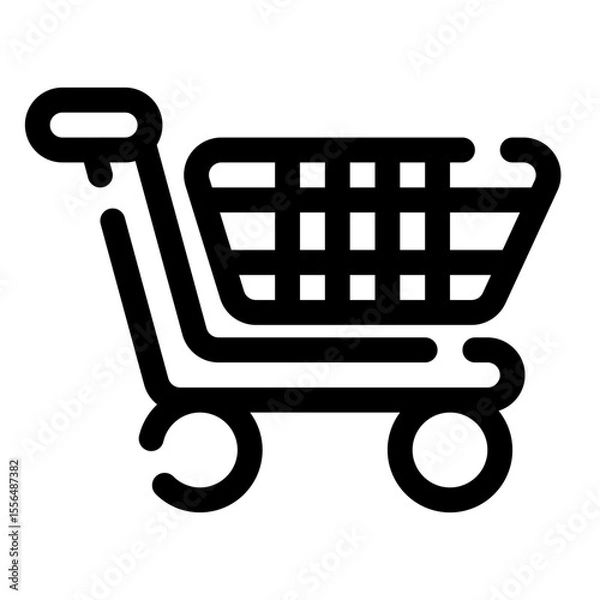 Obraz shopping cart icon