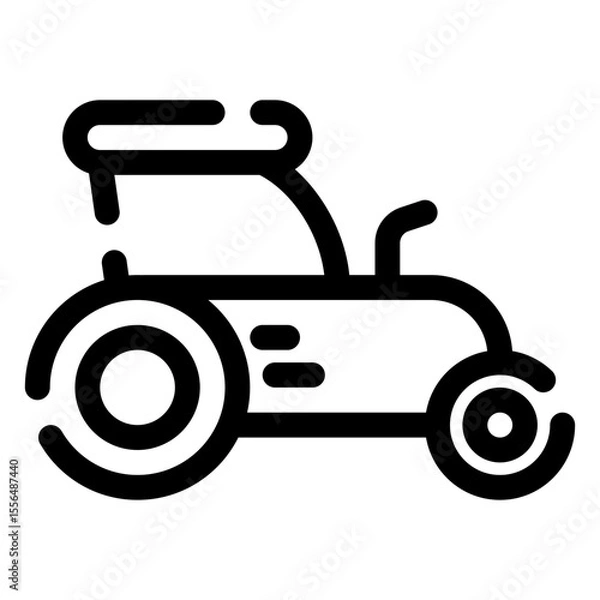 Obraz tractor icon