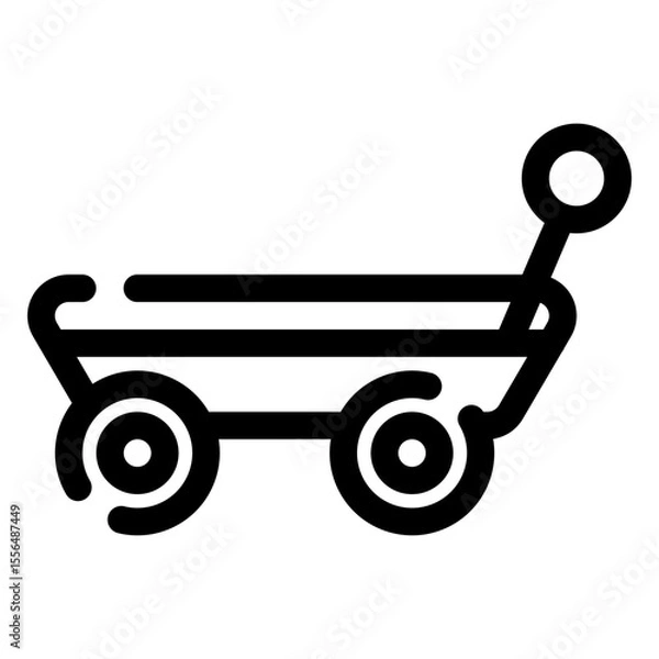Obraz wagon icon