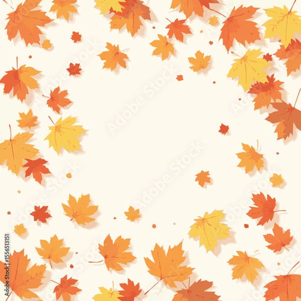 Fototapeta autumn leaves background