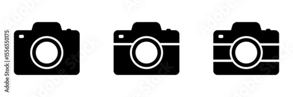 Fototapeta Camera icon. Photo camera icons set.