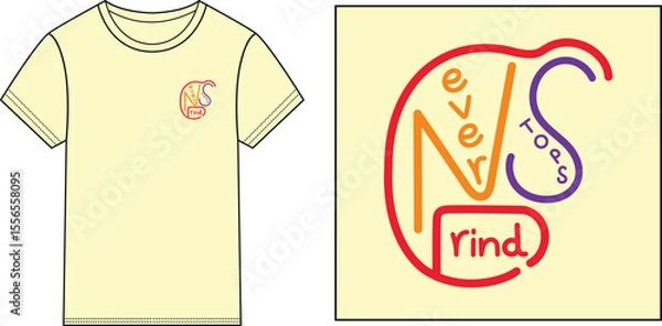 Obraz grind never stops t-shirt design vector illustration