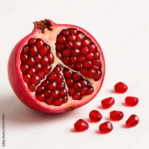 Fototapeta pomegranate_open_seeds