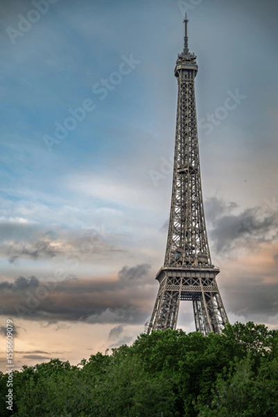Fototapeta Eiffel Tower Seine River View