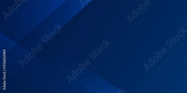 Fototapeta modern blue abstract background with elegant bright diagonal lines, vector illustration