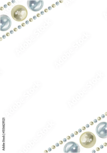 Obraz 真珠のフレーム