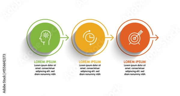 Obraz Business data visualization. timeline infographic icons designed for abstract background template milestone element modern diagram process technology digital marketing data presentation chart Vector