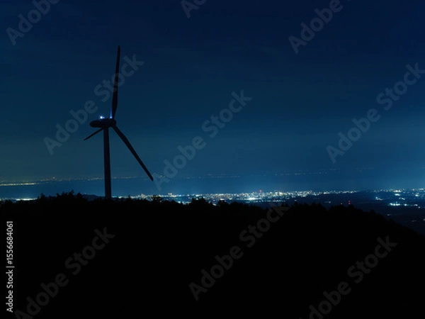 Obraz 風力発電【再生可能エネルギー】