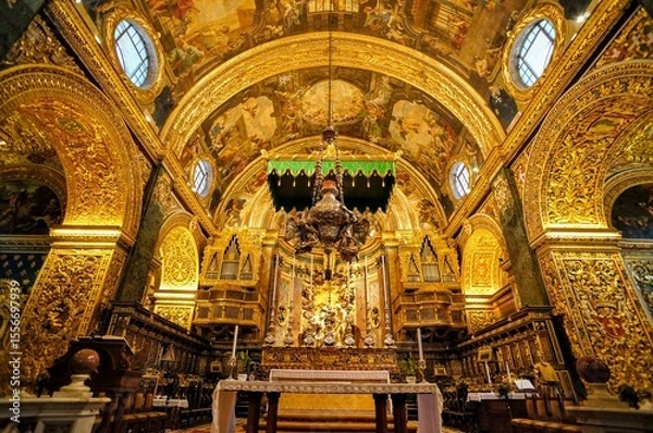 Obraz マルタ島バレッタの風景