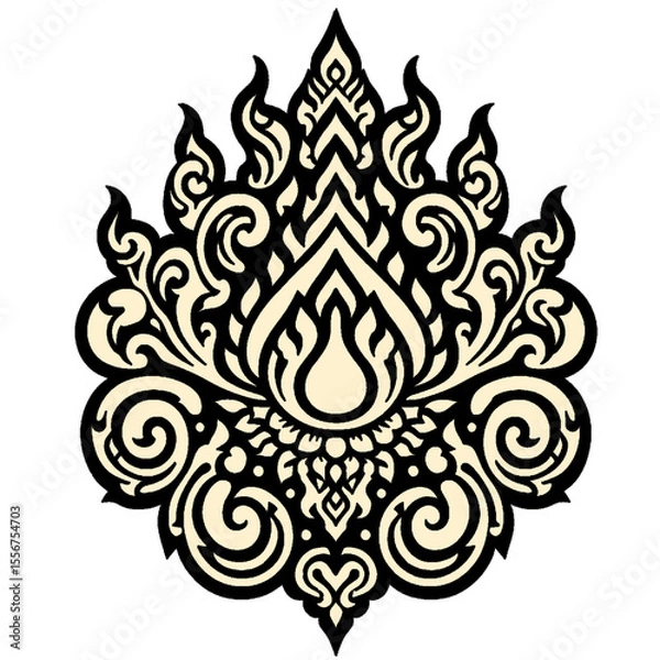 Fototapeta abstract floral design