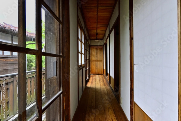 Obraz 和風建築の縁側