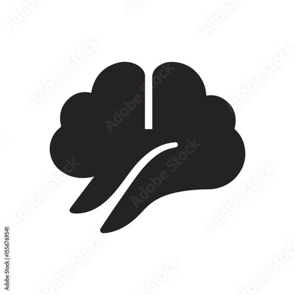 Fototapeta Brain Logo Vector Art  Icons  and Graphics