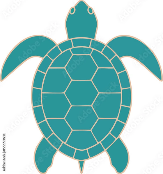 Obraz Turtle Vector Icon