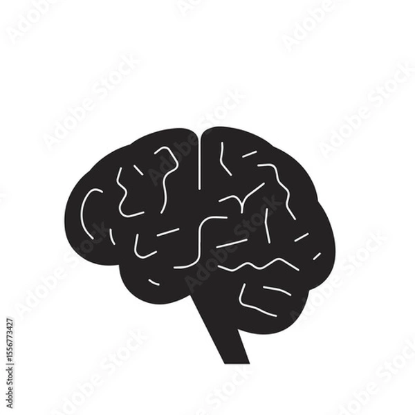 Fototapeta Brain Logo Vector Art  Icons  and Graphics