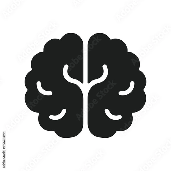 Fototapeta Brain Logo Vector Art  Icons  and Graphics