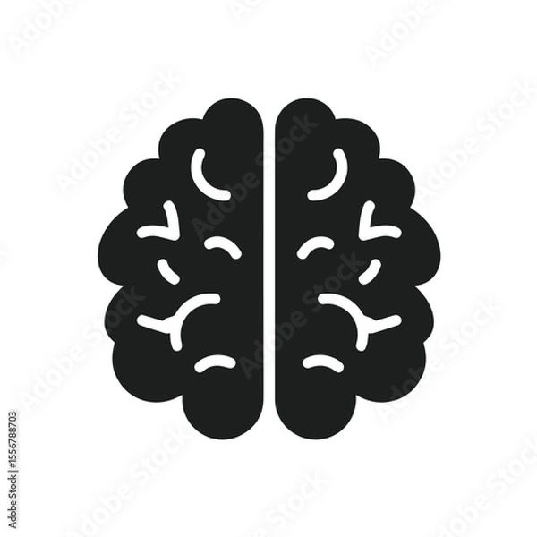 Fototapeta Brain Logo Vector Art  Icons  and Graphics