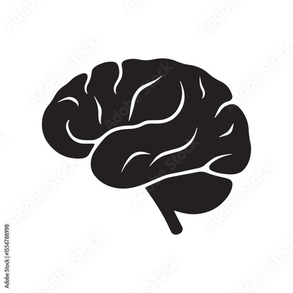 Fototapeta Brain Logo Vector Art  Icons  and Graphics
