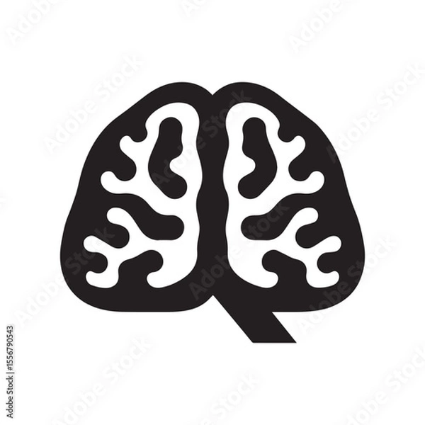 Fototapeta Brain Logo Vector Art  Icons  and Graphics