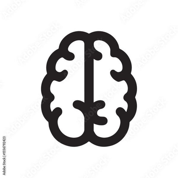 Fototapeta Brain Logo Vector Art  Icons  and Graphics