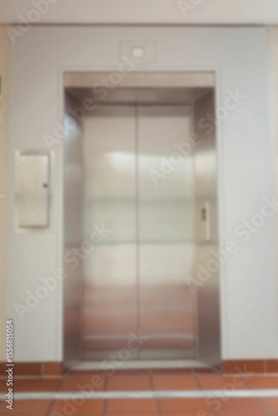 Obraz Close-up of closed elevator