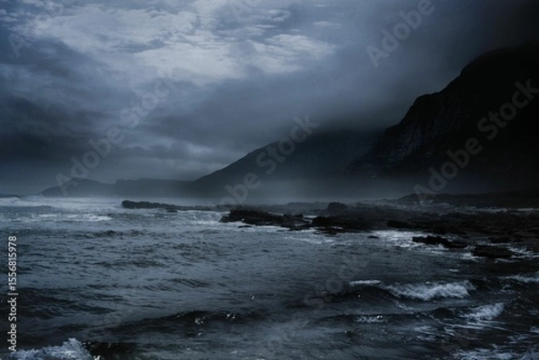 Obraz Stormy weather on the sea