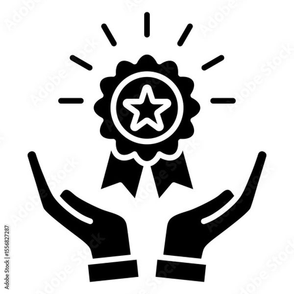 Obraz Customer Loyalty Program Glyph Icon