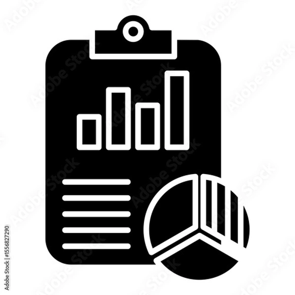 Obraz Report Glyph Icon