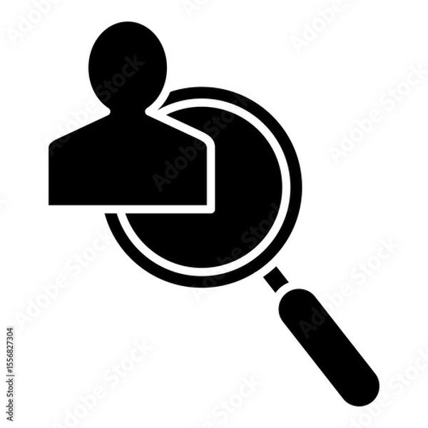 Obraz Customer Analysis Glyph Icon