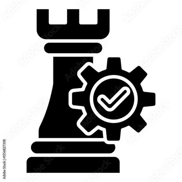 Obraz Strategy Glyph Icon