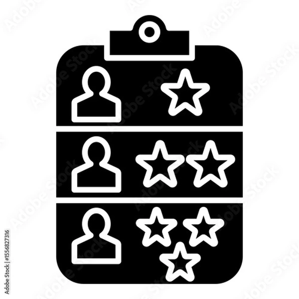 Obraz Customer Survey Glyph Icon