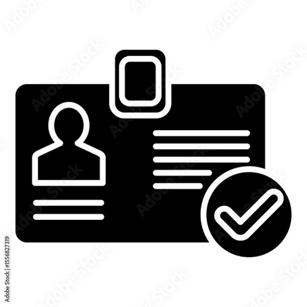 Obraz Identity Glyph Icon