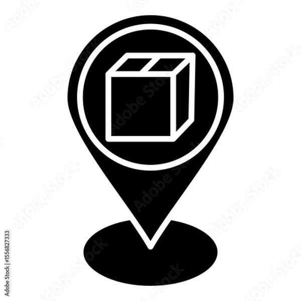 Obraz Brand Positioning Glyph Icon