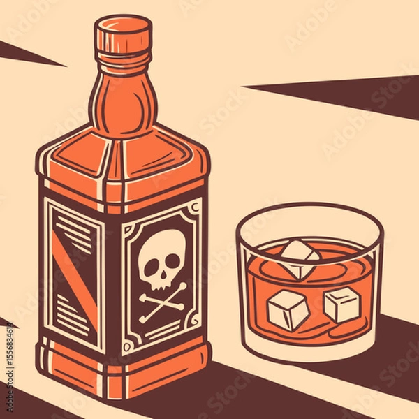 Fototapeta bottle wine