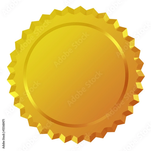 Fototapeta blank guarantee label