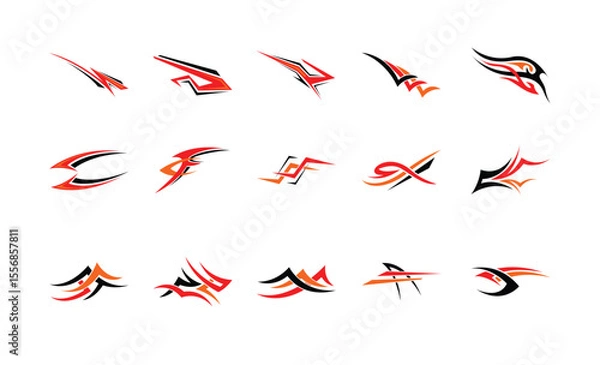 Obraz Racing Decal Sticker Graphic Pack