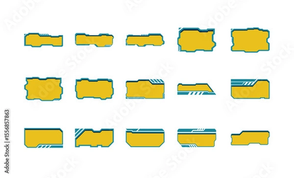 Obraz Futuristic Textbox Graphic Pack