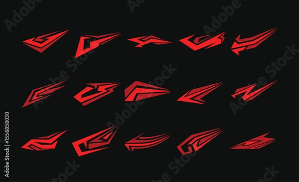 Obraz Racing Decal Sticker Graphic Pack