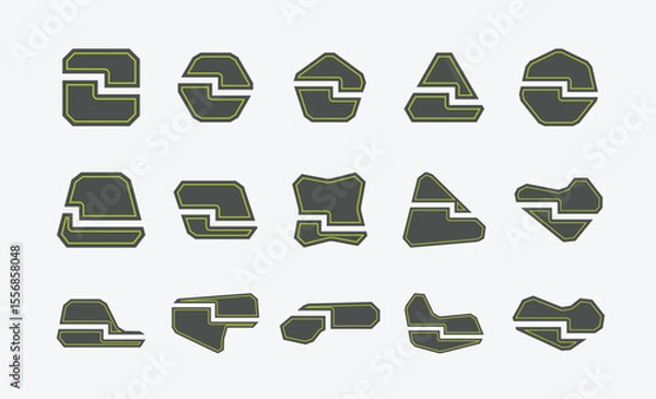 Obraz Futuristic Textbox Graphic Pack